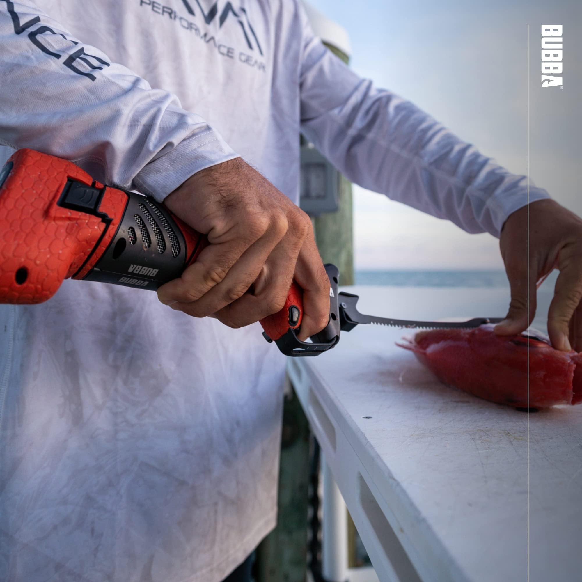 BUBBA E-FLEX Electric Fillet Blade with Ti-Nitride Coated Hollow Stainless Steel Non-Stick Reciprocating Construction for Fishing and Outdoors - Image 5